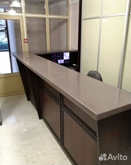 Барная стойка для кафе кварцевого агломерата