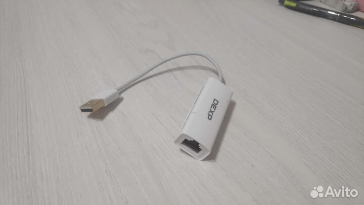 Переходник с кабеля LAN на USB