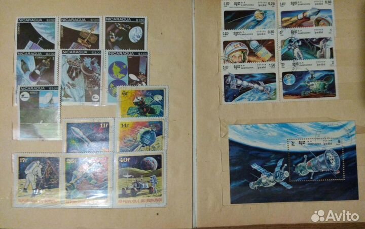 Марки, коллекция, 2 альбома