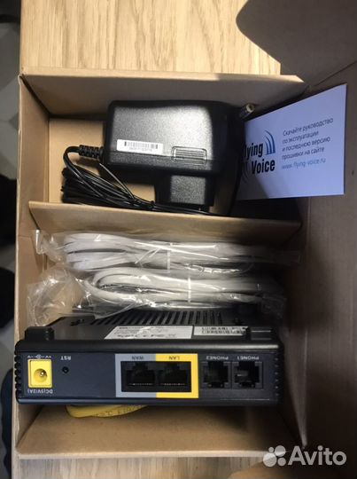 Voip шлюз 2 FXS Flying Voice G502N - IP телефония