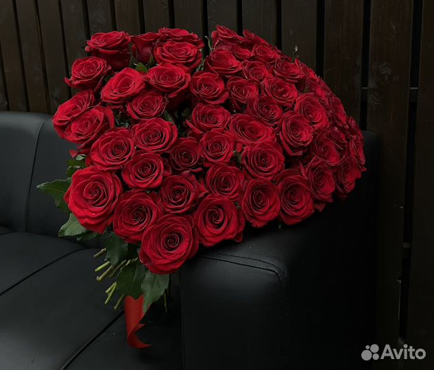 Букет роз 101 красные розы 51шт 101шт