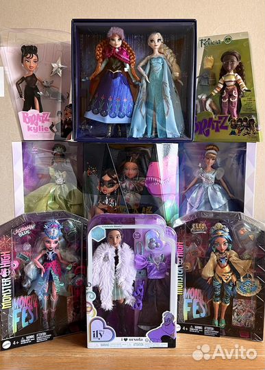 Куклы Bratz, Monster High, Disney, Mattel