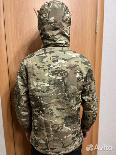 Ветровка демисезонная тактическая на флисе