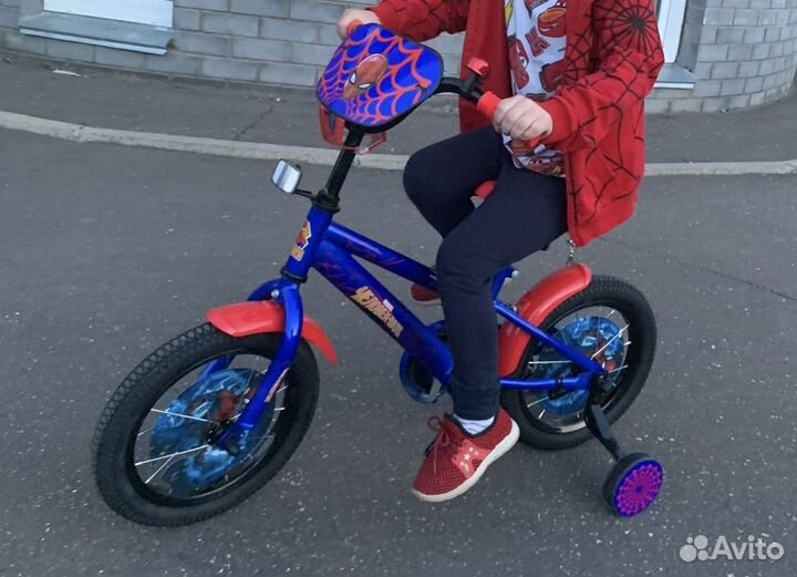 Детский велосипед 14 человек паук