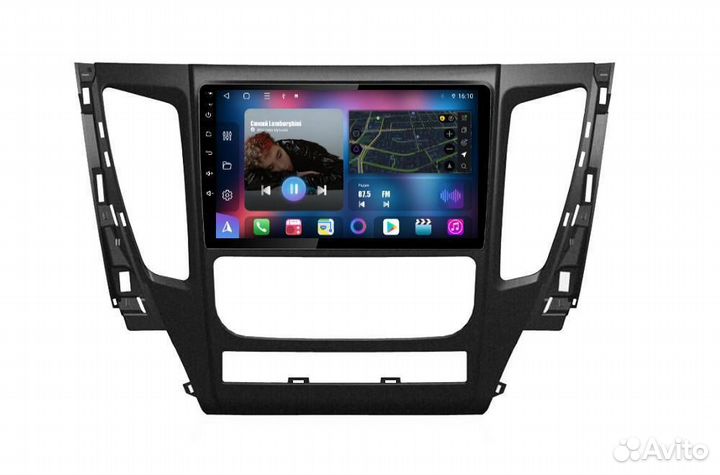 Магнитола Pajero Sport 15+ Android 10 2/32GB Qled