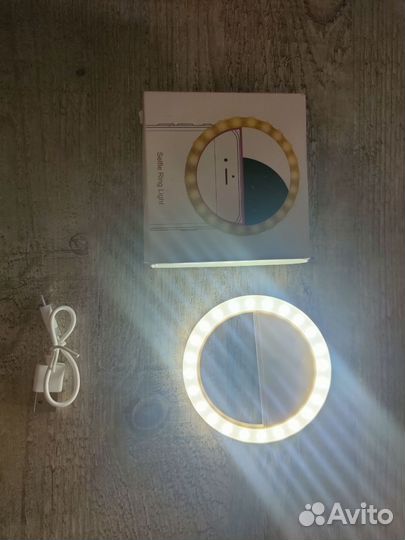 Вспышка для селфи световое кольцо