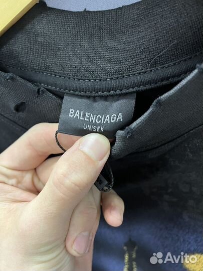 Balenciaga paris moon лонгслив (хит 2024)