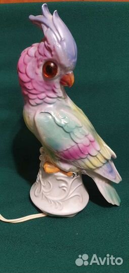 Светильник Ночник. попугай. гдр. рабочий