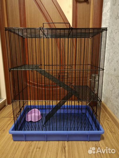 Клетки большие укомплектованные для грызунов