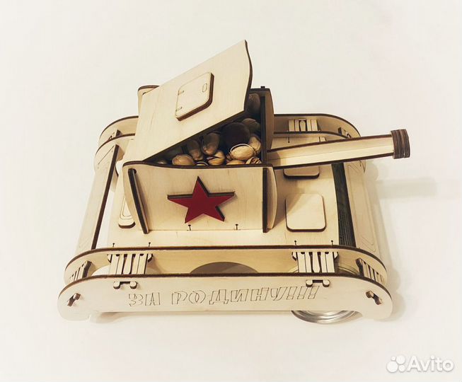 Танк - упаковка для пива. Подарок на 23 февраля