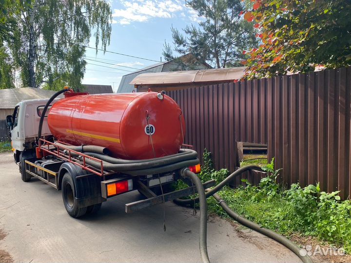 Услуги откачки ассенизатором 4кб септиков и ям