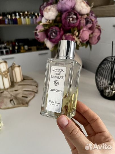 Acqua delle langhe Cerequio остаток во флаконе