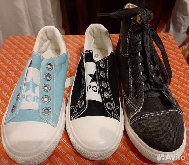 Кеды новые 35р, 36р