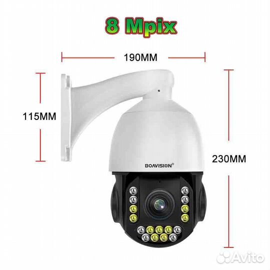Камера 4G с SIM картой Boavision 4 K YG-4G93AR-800