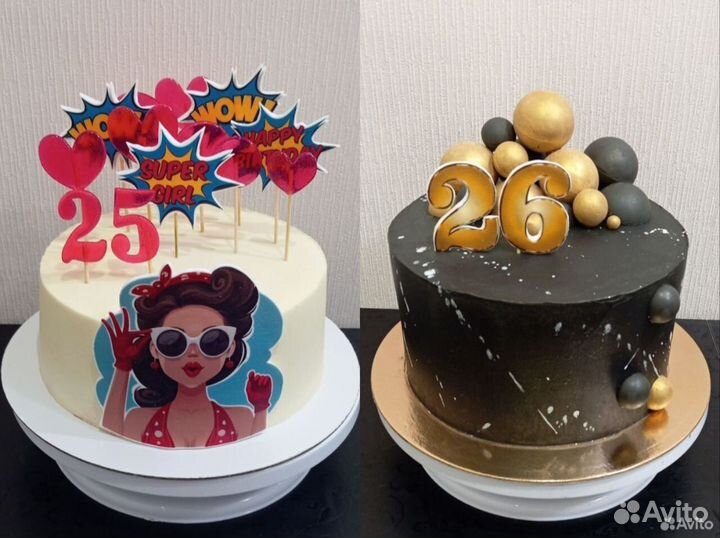 Торты, капкейки на заказ домашние