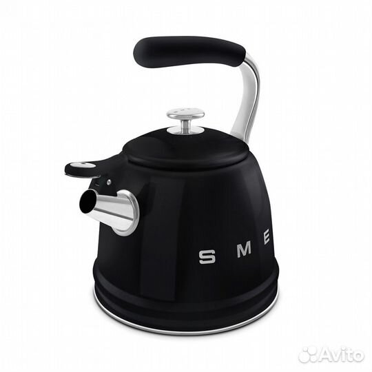 Чайник со свистком Smeg cklw2001BL