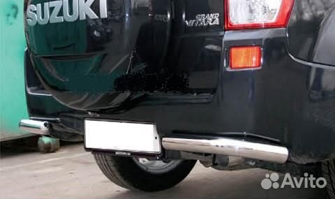 Защита заднего бампера уголки Suzuki Grand Vitara