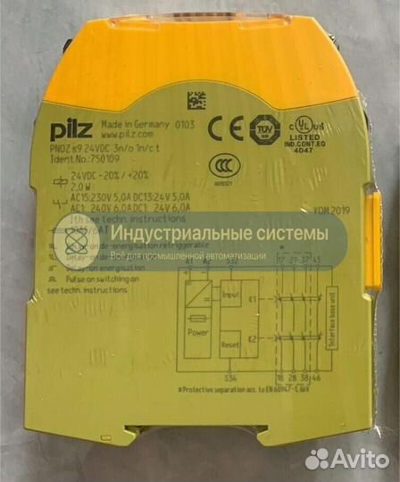 Реле безопасности Pilz pnoz s9 750109