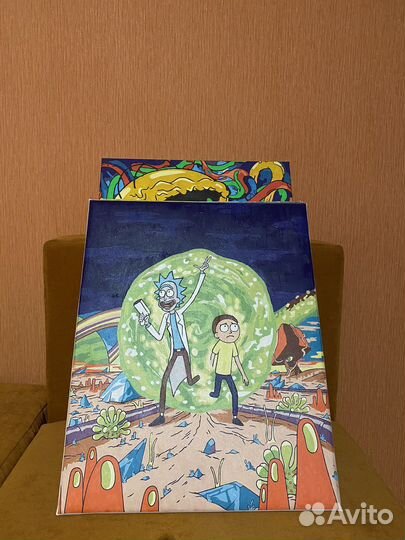 Картины по номерам раскрашенная