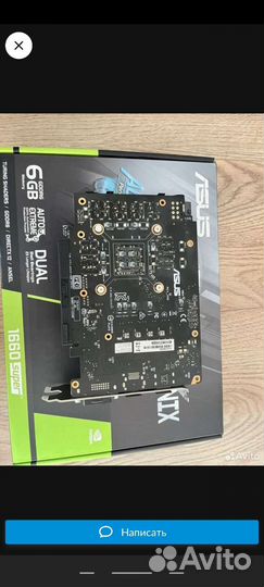 Видеокарта Asus Phoenix Geforce GTX 1660 Super