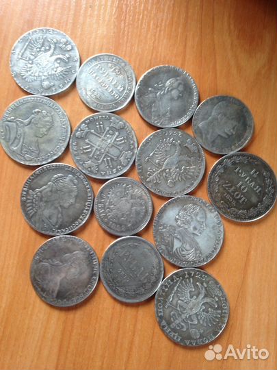 Серебренные царские монеты (реплика)