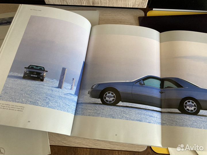 Рекламные каталоги Mercedes BMW Honda 90е года