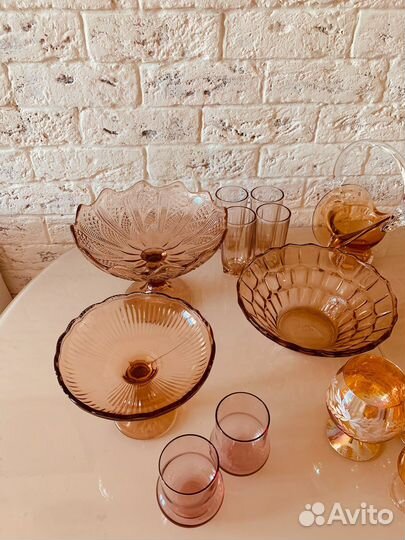 Карамельное стекло СССР