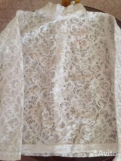 Водолазка гипюровая детская