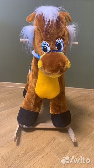 Игрушка Качалка лошадка музыкальная