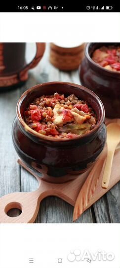 Горшочки глиняные для запекания