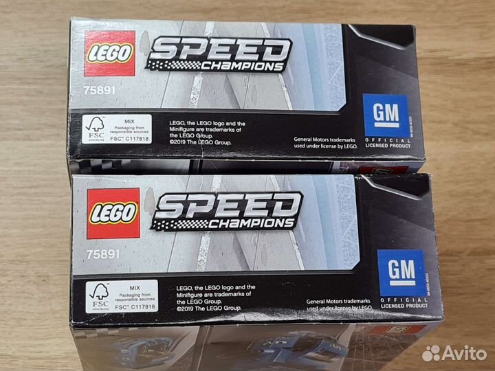 Новый Lego 75891 Chevrolet Camaro Speed Champions