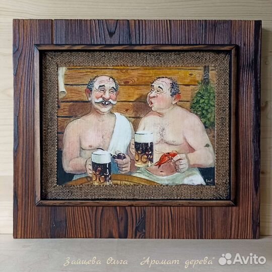 Панно из дерева. Большое