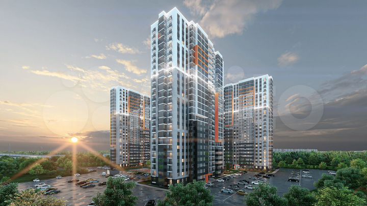 3-к. квартира, 55,5 м², 4/25 эт.