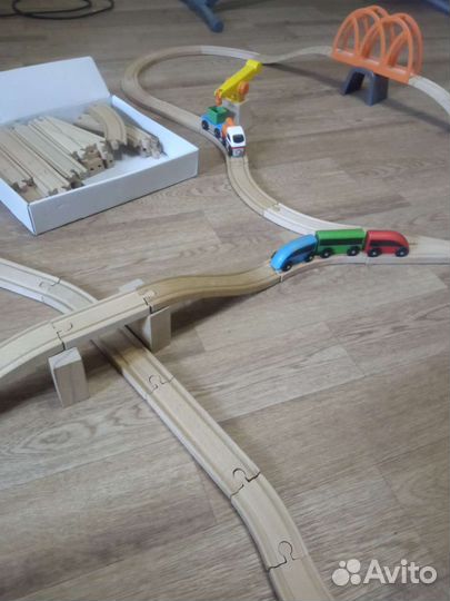 Деревянная железная дорога IKEA