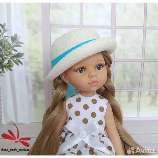 Шляпка для куклы Паола Рейна