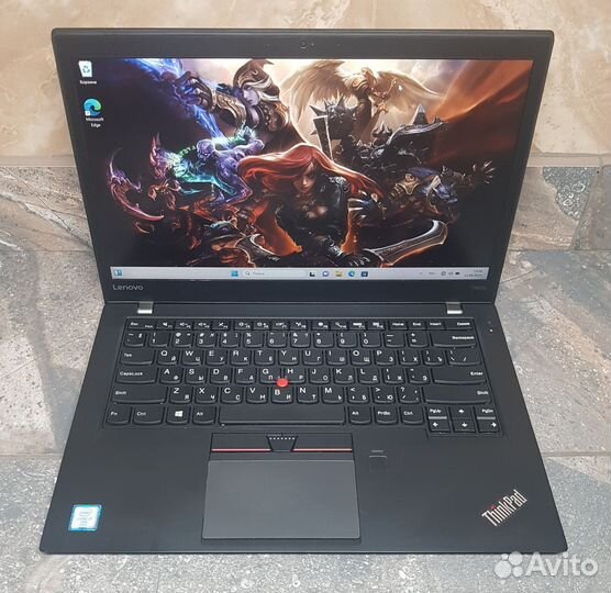 Классный Thinkpad T460s на i7-6600u