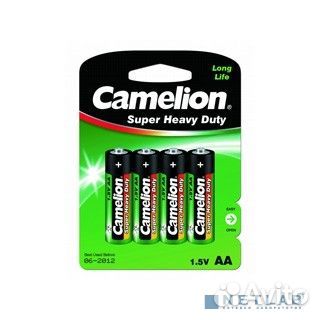 Camelion R 6 BL-4 (R6P-BP4G, батарейка,1.5В) (4 шт