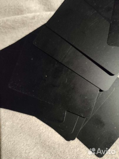 Черные игральные карты пластиковые