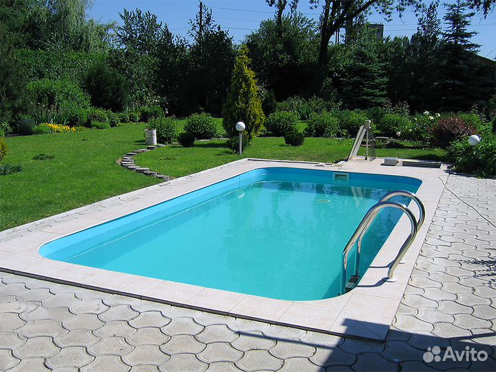 Чаша для бассейна из полипропилена