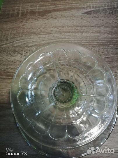 Ваза для фруктов на ножке СССР дхз