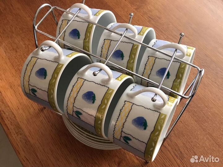 Чайные пары 6 персон, новые