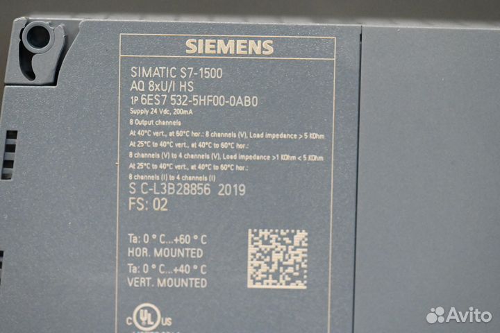 Siemens 6ES7 532-5HF00-0AB0 новый, без упак. 1 шт