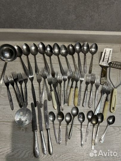 Столовые приборы СССР цена за все