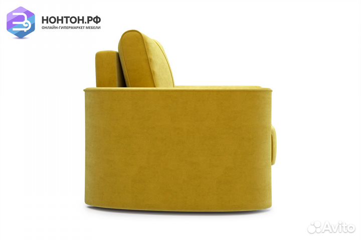 Кресло еврокнижка Колибри горчичное