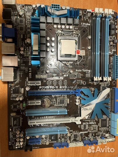 Мат.плата процессор(i5 650) память 8gb