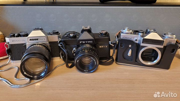 Minolta, Petri, Porst, Revue, Olympus
