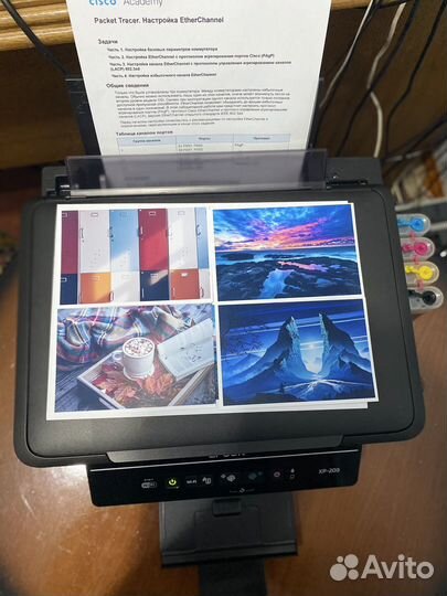 Цветной струйный принтер epson XP-203
