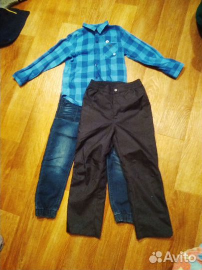 Вещи пакетом на мальчика 116 размер