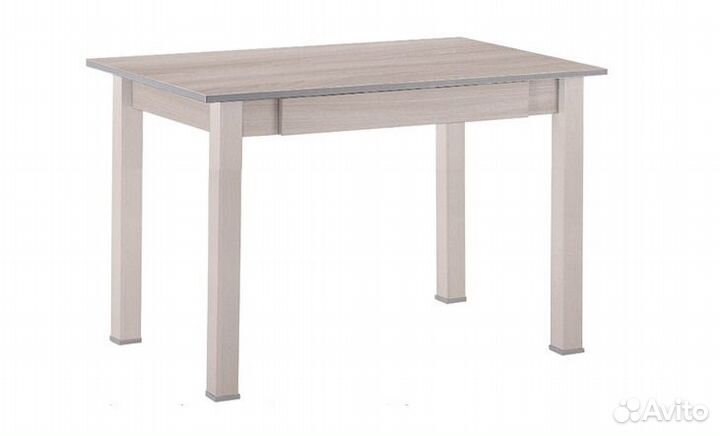 Стол обеденный с ящиком прямая нога 600x900 мм
