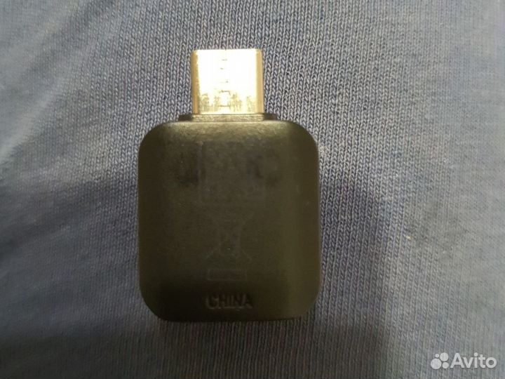 Переходник OTG USB Type-C usbчёрный